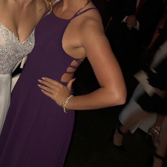 Purple formal dress - Picture 2 of 3